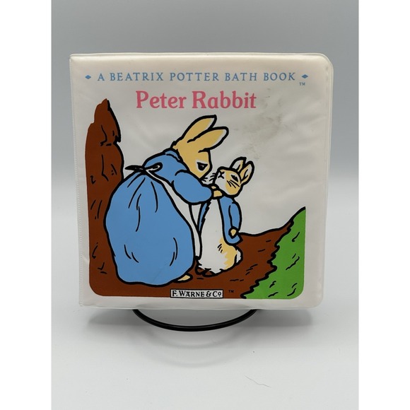Frederick Warne & Co Other - Peter Rabbit Beatrix Potter Bath Book Vintage 1989 Frederick Warne & Co. RARE